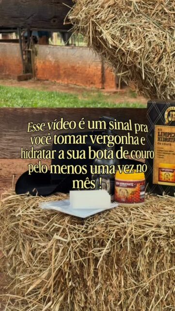 Quando foi a última vez que você hidratou a sua bota ? 🤔#cerasjr #cuidadocomocouro #hidratantedecouro