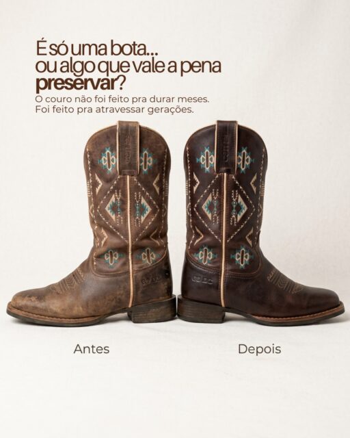Existe um ponto que quase ninguém fala:
o desgaste não começa quando o couro racha.
Ele começa muito antes… quando você deixa de cuidar.Quem entende isso, não troca.
Mantém.Cuidar é  preservar o material, a história e o investimento.
Se você valoriza o que tem, o cuidado não pode ser opcional.Quer aprender a cuidar do seu couro do jeito certo? Comece pelo básico  e com o produto certo.#cuidadocomocouro #courohidratado #cerasjr