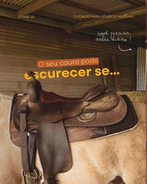 Seu couro escureceu depois da aplicação do produto? Isso pode estar relacionado à porosidade e ao tipo de acabamento do material.
Couros mais porosos ou sem acabamento selante tendem a absorver o produto com mais intensidade, o que pode provocar alteração na tonalidade.
Informação também faz parte de um bom cuidado. 🤎
E aproveite: compras acima de R$ 120 têm frete grátis no site da Ceras JR.
CERAS JR - Cuidado que faz durar