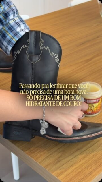 Cuide das suas botas e mantenha o couro hidratado, bonito e protegido por muito mais tempo com a Ceras JR.