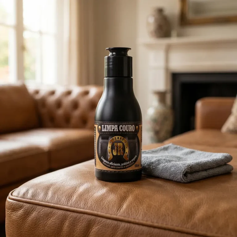 Firefly_Gemini Flash_Realistic product photography. A small black bottle of leather cleaner is placed upri 79184 (1)